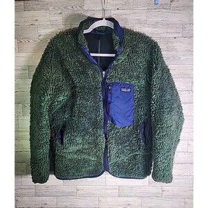 Patagonia Retro X Deep Pile Windproof Fleece Jacket Kids XL (14)